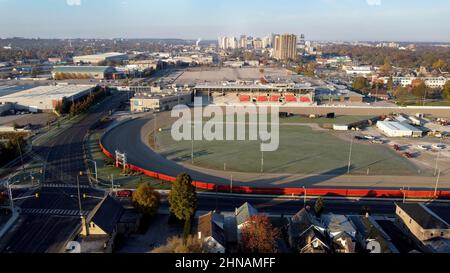 Western Fair Raceway Aerial. Novembre 6 2021 Luke Durda/Alamy Foto Stock