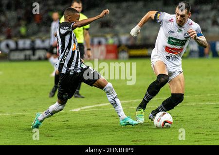 Belo Horizonte, Brasile. 15th Feb 2022. MG - Belo Horizonte - 02/15/2022 - MINEIRO 2022 - ATLETICO MG X CLUB ATLETICO - Ademir giocatore di Atletico-MG durante una partita contro l'Athletic Club allo stadio Mineirao per il campionato Mineiro 2022. Foto: Alessandra Torres/AGIF/Sipa USA Credit: Sipa USA/Alamy Live News Foto Stock