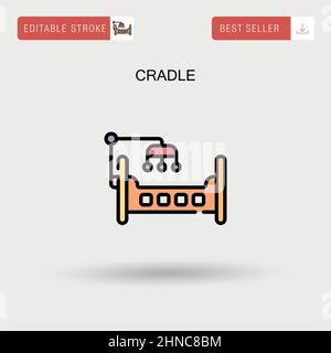 Icona vettore semplice della base. Illustrazione Vettoriale