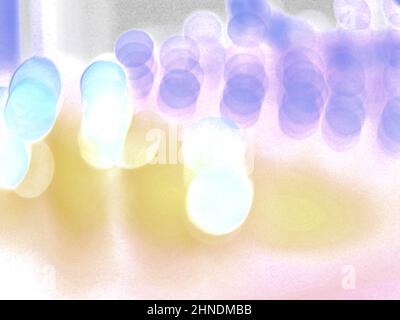 cerchi astratti in bianco e blu, con tasti alti, adatti per uno sfondo Foto Stock