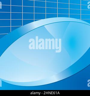 sfondo blu brillante con cornice blu - vettore Illustrazione Vettoriale