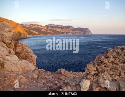 L'area all'ingresso della Baia di Balaklava, Sevastopol Foto Stock