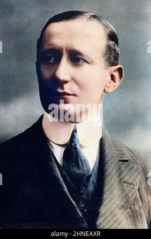 Ritratto di Guglielmo Marconi (1874-1937) Foto Stock