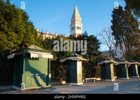 Giardini reali, febbraio 2022 Foto Stock