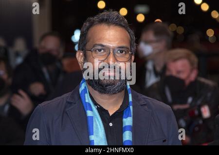 Berlino, Germania, 16 febbraio 2022, Vimukthi Jayasundara partecipa alla cerimonia di chiusura nell'ambito del Berlin International Film Festival (Berlinale) 72nd a Berlino, Germania, il 16 febbraio 2022. Foto di Aurore Marechal/ABACAPRESS.COM Foto Stock