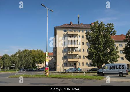 Sviluppo residenziale Muellerstrassenische Strasse, Wedding, Mitte, Berlino, Germania Foto Stock