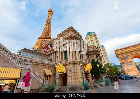 Las Vegas, AGO 5 2015 - Vista pomeridiana di Parigi Foto Stock