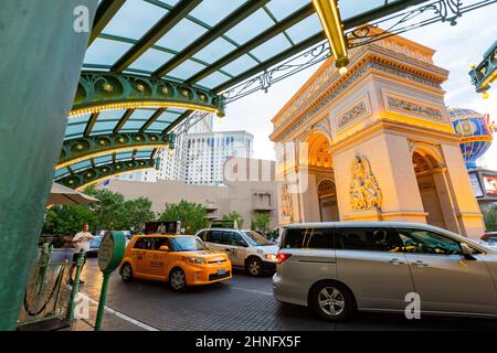 Las Vegas, AGO 5 2015 - Vista pomeridiana di Parigi Foto Stock