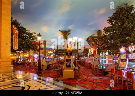 Las Vegas, AGO 5 2015 - Vista interna del Paris Las Vegas Foto Stock