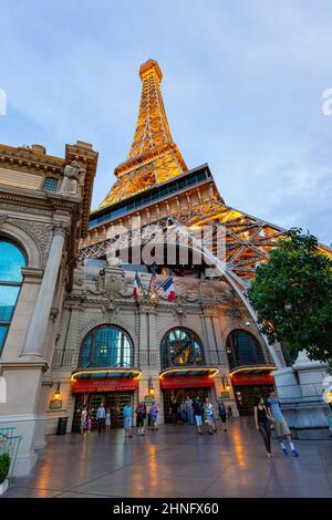 Las Vegas, AGO 5 2015 - Vista pomeridiana di Parigi Foto Stock