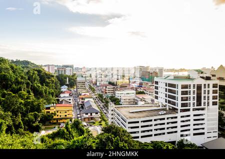 Intorno alla città di Kota Kinabalu Foto Stock