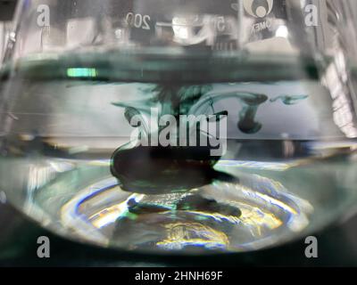Disegno di sfondo con inchiostro in acqua Foto Stock