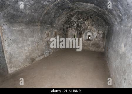 Cracovia. Cracovia. Polonia. Il forte d'artiglieria 'Krzeslawice 49' fa parte della linea di fortificazione austro-ungarica 'Twierdza Krakow' Foto Stock