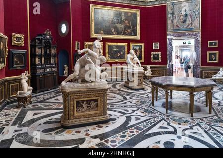 La Tribuna, la Tribuna, Bernardo Buontalenti, Galleria degli Uffizi, Museo di Stato di Firenze, Toscana, Italia, Europa Foto Stock