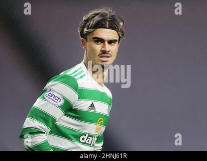 Celtic’s Jota durante la quinta partita di Coppa scozzese al Celtic Park di Glasgow. Data foto: Domenica 13 febbraio 2022. Foto Stock