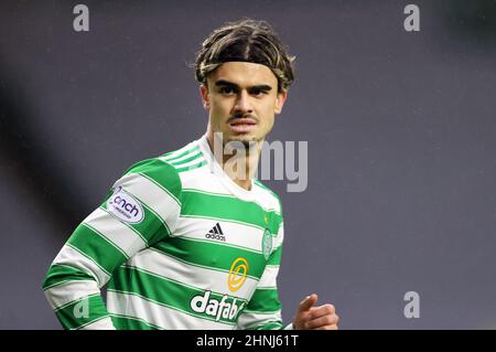 Celtic’s Jota durante la quinta partita di Coppa scozzese al Celtic Park di Glasgow. Data foto: Domenica 13 febbraio 2022. Foto Stock