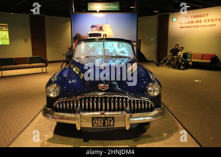 Buick Super nel libro verde mostra, Museo Nazionale di Storia e Cultura Africana americana Foto Stock