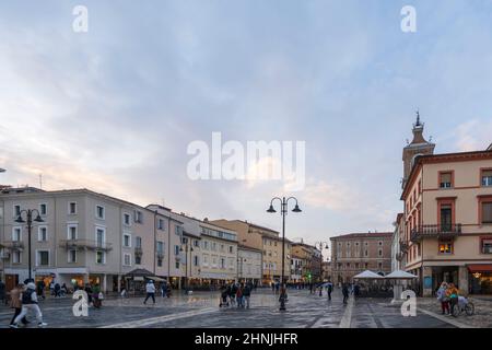 Piazza tre Martiri, Rimini, Emilia Romagna, Italia, Europa Foto Stock