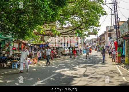 Fort Cochin, città ebrea a Mattancherry, Kerala, India Foto Stock