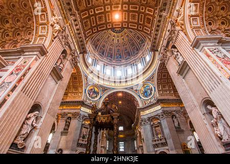 Basilica di san Pietro, Città del Vaticano, Vaticano Foto Stock