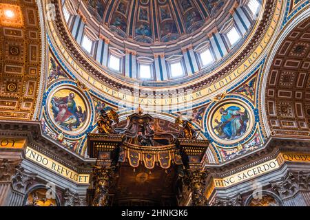 Basilica di san Pietro, Città del Vaticano, Vaticano Foto Stock