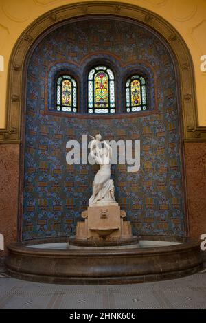 All'interno delle Terme di Gellert Foto Stock