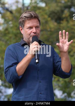 deutscher Politiker Robert Habeck Partei Bündnis 90 Die Grünen Foto Stock