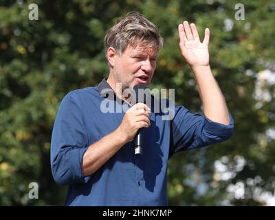 deutscher Politiker Robert Habeck Partei Bündnis 90 Die Grünen Foto Stock