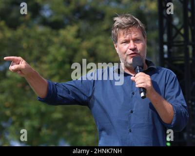 deutscher Politiker Robert Habeck Partei Bündnis 90 Die Grünen Foto Stock