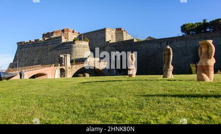 Fortezza di Priamar a Savona Foto Stock