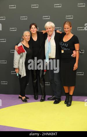 'Die Loft zum Atmen', Ulla Purr, Miriam Maertens, Peter STriebeck, Janna Striebeck, Filmfest Hamburg, Cinemaxx Dammtor, 03.10.2021, Amburgo Foto Stock