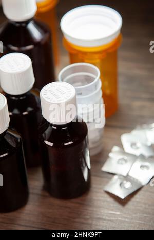 Farmaci per tosse Foto Stock