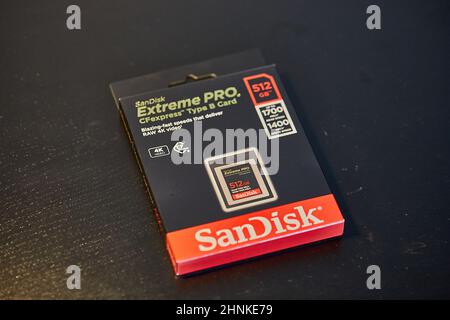 Scheda di memoria CFexpress, CF express Foto Stock