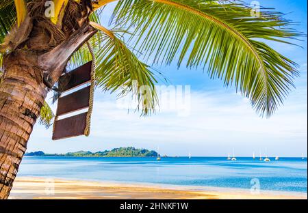 Isola del Paradiso tropicale Koh Phayam Ao Khao Kwai Beach Thailandia. Foto Stock