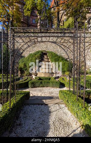 Castello di Ksiaz, misteriosa fortezza medievale del 13th secolo, Walbrzych, Polonia Foto Stock