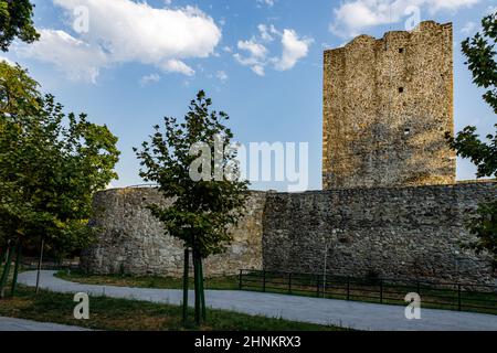 Lo storico Castello di Drobeta Turnu Severin in Romania Foto Stock