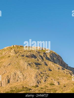 Forte di Micenas, Peloponneso, Grecia Foto Stock