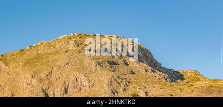 Forte di Micenas, Peloponneso, Grecia Foto Stock