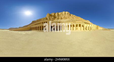 Tempio della Regina Hatshepsut, Luxor, Egitto Foto Stock