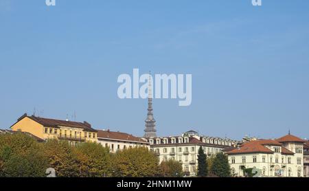 La Mole Antonelliana di Torino Foto Stock