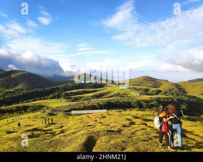 La fonte naturale di erbe alpine è Shangshan a Taipei City, Taipei City, Taiwan Foto Stock