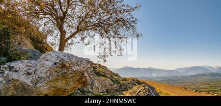 Città di Micene, Peloponneso, Grecia Foto Stock