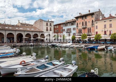 Porto Vecchio di Desenzano Foto Stock