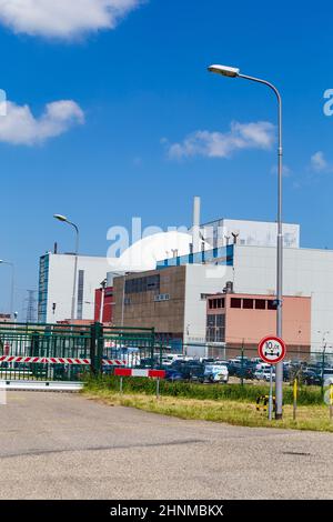 Borssele, Paesi Bassi - 29 maggio 2021: Centrale nucleare Borssele in Zeeland, Paesi Bassi Foto Stock