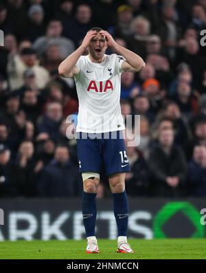 Londra, Regno Unito. 23rd gennaio 2022. Durante la partita della Premier League tra Chelsea e Tottenham Hotspur a Stamford Bridge, Londra, Inghilterra, il 23 gennaio 2022. Foto di Andy Rowland. Credit: Prime Media Images/Alamy Live News Foto Stock