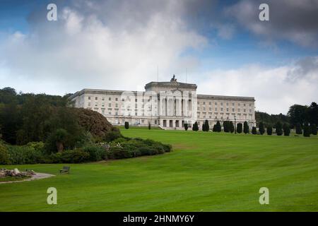 Stormont House e giardini Belfast Irlanda del Nord Foto Stock