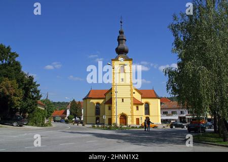 Chiesa dell'Assunzione della Vergine Maria a Zlatar, Croazia Foto Stock