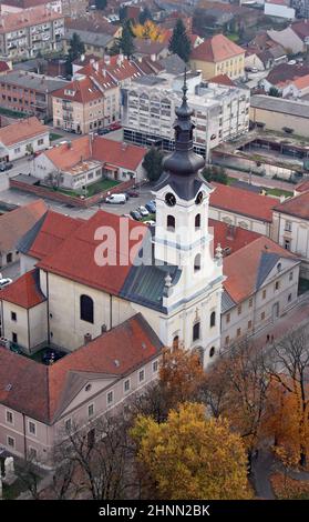 Cattedrale di Santa Teresa d'Avila a Bjelovar, Croazia Foto Stock