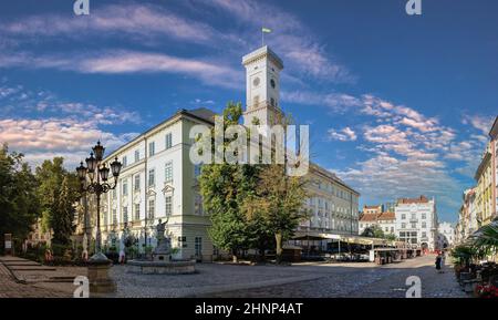 Municipio di Lviv, Ucraina Foto Stock