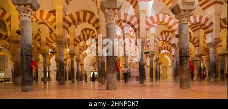Archi all'interno della Sala di preghiera Foto Stock